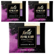 去味大師 汽車消臭, 120g, 3盒