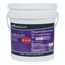 KINGCAT 貓王油漆 多功能彈性防水底漆 H1-100 白色, 1加侖, 乳白色, 1罐