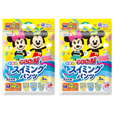 GOO.N 大王 日本境內版 迪士尼戲水褲, M, 2包