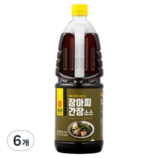 몽고 장아찌 간장소스, 6개, 1.8L