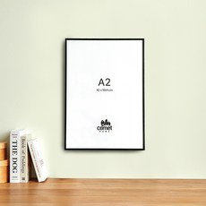 comet Home鋁製框架室內掛畫 A2, 1個, 黑色