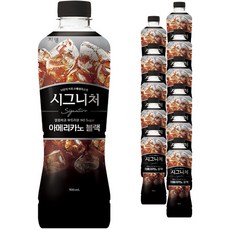 시그니처 쟈뎅 아메리카노 블랙, 900ml, 12개