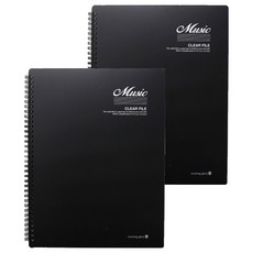모닝글로리 음악파일 30p, 블랙, 2개입