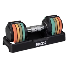 SUCCESS 成功 快速可調式啞鈴組, 可調2-10kg(5段), 1組