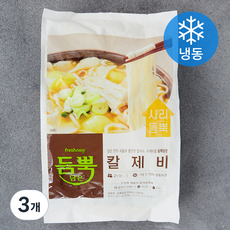 프레시지 듬뿍담은 칼제비 2인분 밀키트 (냉동), 530g, 3개