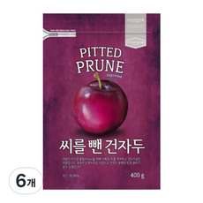 리치팜너트 씨를 뺀 건자두, 400g, 6개