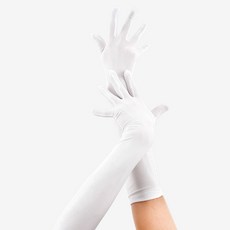 파티팡 섹시장갑 45cm, 화이트, 3개입
