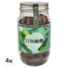 水里鄉農會 甘草橄欖, 280g/罐, 4瓶