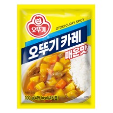 오뚜기 카레 과립형 매운맛, 100g, 1개