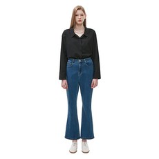 플라스틱아일랜드 여성용 부츠컷 데님 팬츠 PP7DP263