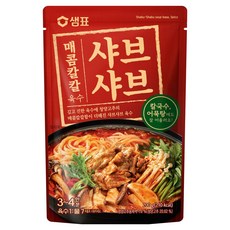 샘표 매콤칼칼 샤브샤브 육수, 200g, 1개