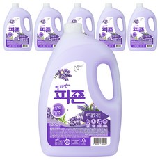 피죤 강력탈취 섬유유연제 바이올렛 가든 본품, 3.1L, 6개