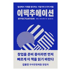 [안그라픽스]이펙추에이션 : 일상에서 기회를 창조하는 기업가의 5가지 비밀, 안그라픽스, 사라스 사라스바티