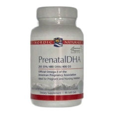 Nordic Naturals 好孕到魚油加強膠囊, 90 顆軟膠囊, 205 EPA/480 DHA/400 D3, 90顆, 1罐