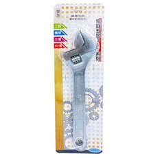 泉友 12吋活動板手, 中碳鋼材質, 1支
