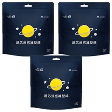愛康透芯涼感褲型棉XL, 2片, 3包, XL