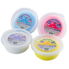 MYTOYS 프리미엄 왔따 바풍 슬라임 4종 세트, WHITE + PINK + BLUE + YELLOW, 250g, 1세트 WHITE, PINK, BLUE, YELLOW