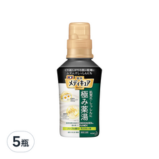 Kao 花王 Bub 藥用保濕滋潤乳白色溫泉劑 香草 綠瓶, 300ml, 5瓶