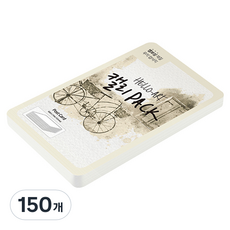 紙文化Hello Art書法卡厚壓花明信片 200g 00 雪白色, 150個, 104 x 153 毫米