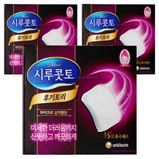 유니참 시루콧토 후키토리코튼 화장솜, 32개입, 3개