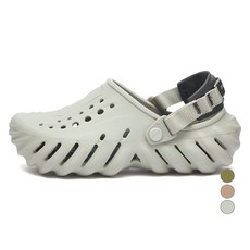 crocs 卡駱馳 Echo Sports Clog波波克駱格 207937, ELEPHANT(207937-1LM), 280