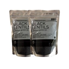 블랙렌틸콩, 500g, 2개