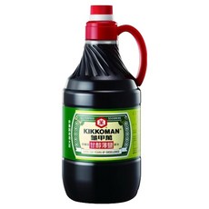 KIKKOMAN 龜甲萬 甘醇薄鹽醬油，二次釀造，100%純釀造, 1.6L, 1瓶