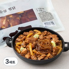 오늘차림 안동식 순살 찜닭 양념육700g + 한우육수300g + 떡150g + 당면60g