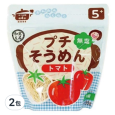 和寓良品 寶寶鮮蔬番茄細麵, 日本產, 無鹽, 100g, 2包