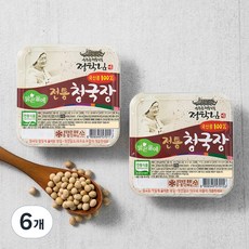 맑은물에 정학님 전통 청국장, 160g, 6개