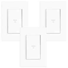 틸인스 일괄소등 스위치 1구 화이트, 3개