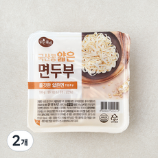 맑은물에 국내산 콩 얇은 면두부, 100g, 2개