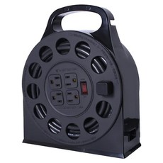 ADAMOUTDOOR 4座多用途輪座式延長線, 125VAC, 110VAC/60Hz, 1個
