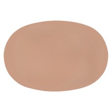 PAPA STUFF Ellony Papa 蛋形狀矽膠餐具墊 300 x 202mm 磚紅色 1入, Mini 300*202*1.5mm, 1個