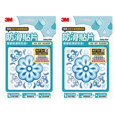 3M 防滑貼片 強黏 6片入, 雕花, 2包