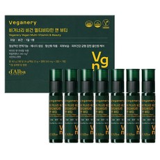 비거너리 달바 비건 멀티비타민 앤 뷰티 7p, 1개, 182g