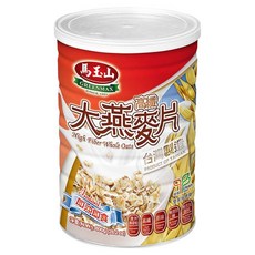 馬玉山 高纖大燕麥片 800g, 雙重潔淨檢驗，水溶性膳食纖維，台灣製造, 1罐