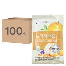 BOTO 桔梗水梨汁 80ml x 100包 (8000ml), 韓國原裝進口
