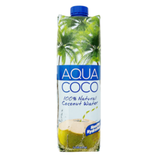 AQUA COCO 100%椰子水, 1L, 1瓶