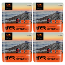 이지밥 핫앤쿡 라면애밥 짬뽕맛, 110g, 4개