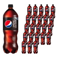 펩시 제로 슈거 탄산음료, 1.5L, 24개