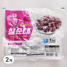달솔 참 슬라이스 찰순대, 1kg, 2개