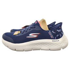 SKECHERS 瞬穿系列 女鞋 GO WALK FLEX 寬楦 運動健走鞋, 124823WNVPK