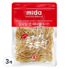 미다몰 특허받은 프레시 쥐포채, 400g, 3개