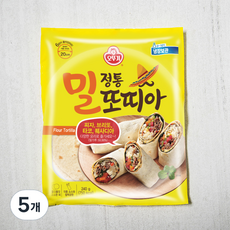 오뚜기 정통 밀 또띠아 지름 20cm, 40g, 6개입, 5개