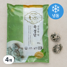 유기방아 쑥경단 (냉동), 450g, 4개