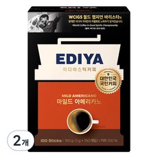 이디야 마일드 아메리카노 원두커피믹스, 1g, 150개입, 2개