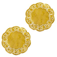 Maket Gamseong 彩色餐巾紙 6.5, 金色, 2個