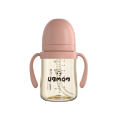 유비맘 시그니쳐 빨대컵 200ml, 딸기, 1개