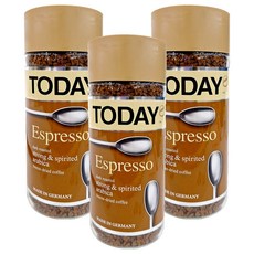 TODAY 當代 濃縮咖啡 Espresso, 阿拉比卡咖啡豆, 深度烘焙, 義式風味, 95g, 3罐